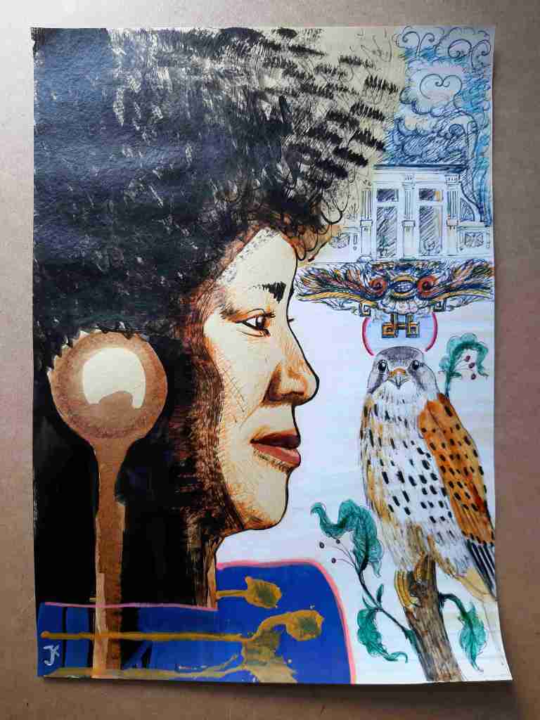 Federzeichnung – JK – Johannes Klaucke, image size:768x1024